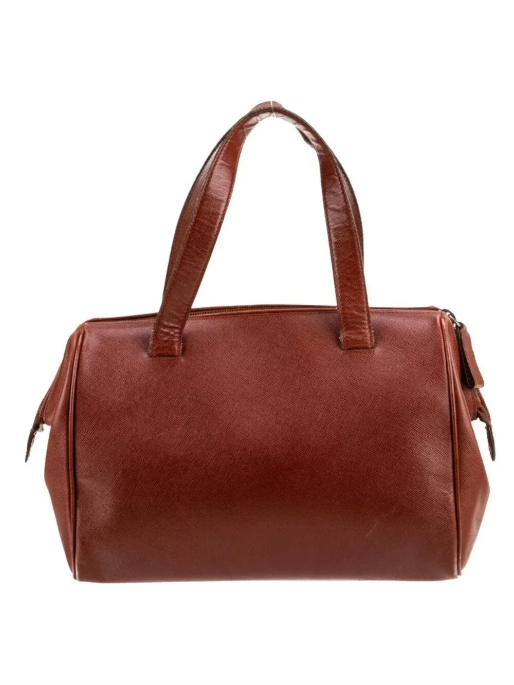 Prada Saffiano Lux Leather Top Handle Bag Vintage